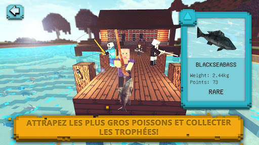 Poisson Carré : Jeu de Pêche screenshot 1