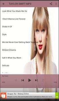 Taylor Swift Mp3 screenshot 4