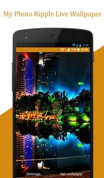 Photo in Water Live Wallpaper screenshot 3