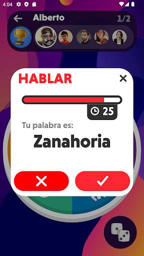Ruleta de Fiesta: Pinta, Actua screenshot 2