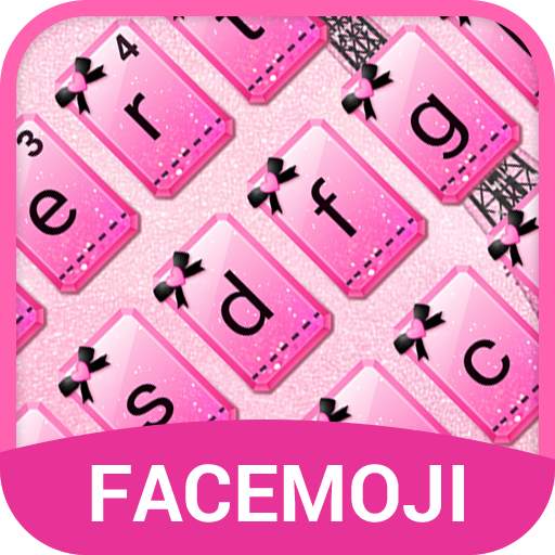 Pink Paris Love Emoji Keyboard Theme for Snapchat v1.0