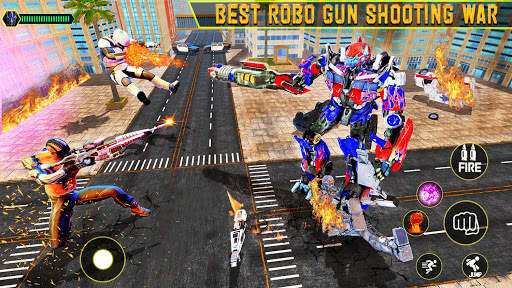 Robot Car Transform Robo Wars screenshot 5