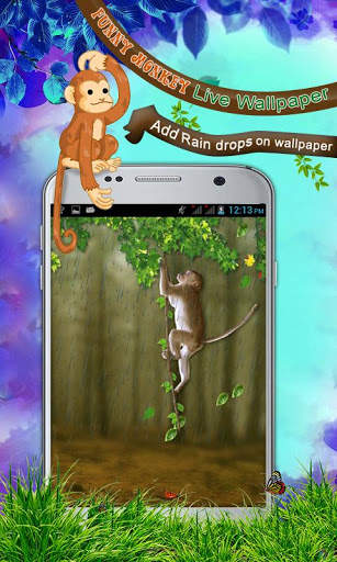 Funny Monkey Live Wallpaper screenshot 4