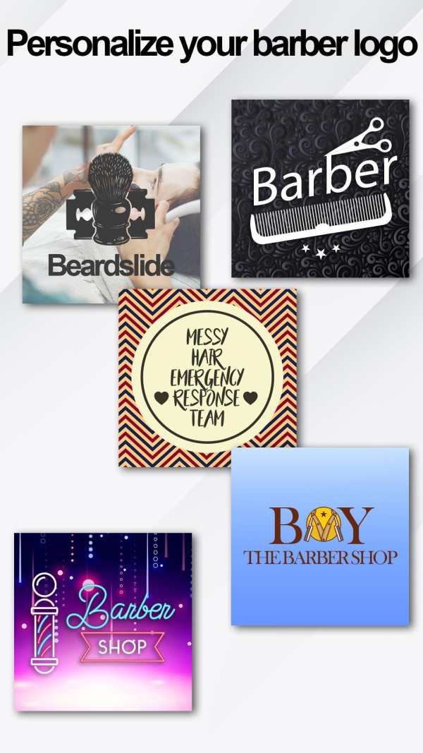 Barber Shop Logo Design ? Hair Style Logo Maker screenshot 5