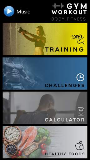 Gym Workout Free - 30 Days Gym Trainer screenshot 1