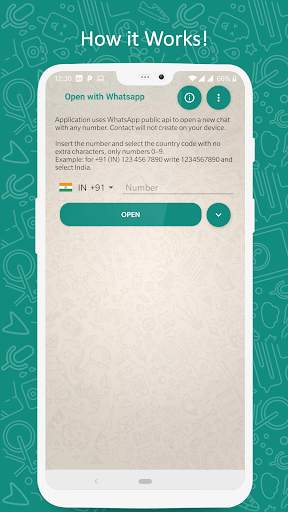 Chat Launcher - Open chat without saving number screenshot 1