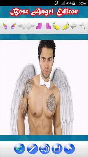 Angel Wings Photo Editor: Cute, Big And Colored 3 تصوير الشاشة