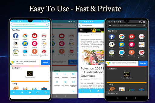 Web Browser Beta Pro-Fastest Browser screenshot 5