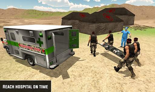 US Army War Ambulance Rescue Simulator 2019 screenshot 12
