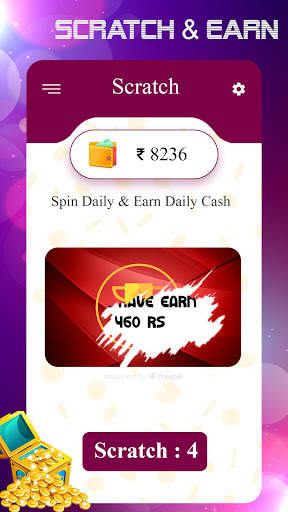 Spin And Scratch to Earn Money स्क्रीनशॉट 2