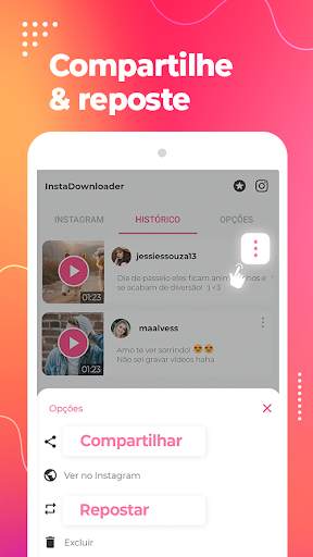 Baixar vídeos para Instagram, Stories e IGTV screenshot 4