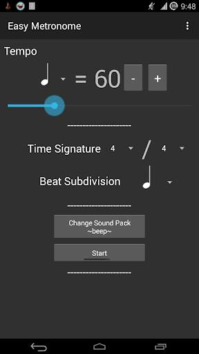 Easy Metronome 1 تصوير الشاشة