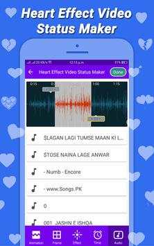 Heart Effect Video Status Maker screenshot 4