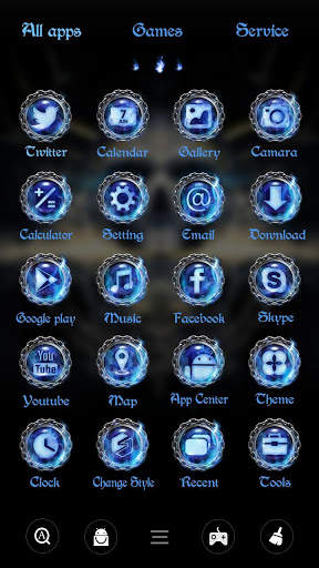 Skull GO Launcher Theme screenshot 3