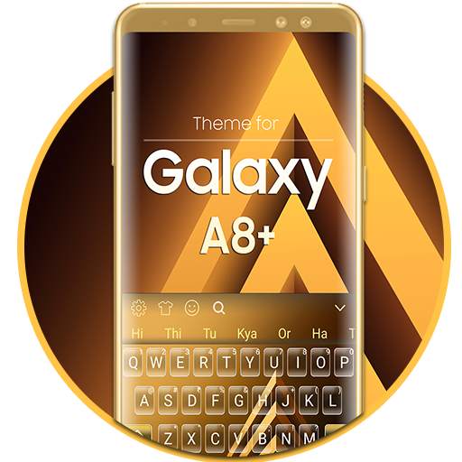 Keyboard for Galaxy A8 plus Gold 10001004