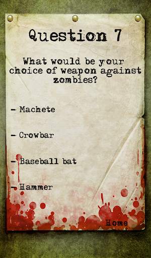 Zombie Survival Quiz screenshot 2
