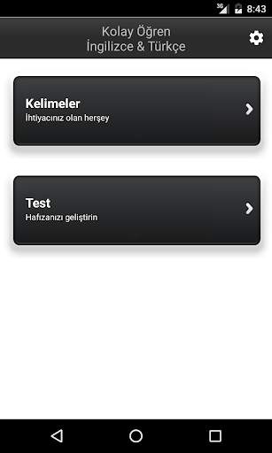 Kolay Öğren İngilizce & Türkçe screenshot 2