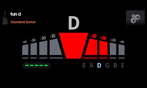 Tun-d 2 Free Guitar Tuner скриншот 3