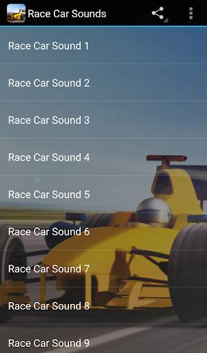 🏎 Race Car Sounds screenshot 1