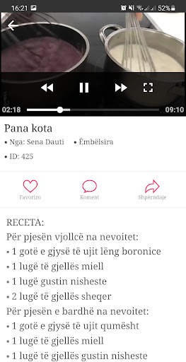 Receta Gatimi : Video   Tekst screenshot 3