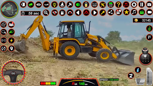 JCB 3Dx Backhoe Loader Driving screenshot 4