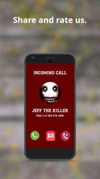 Jeff the Killer fake call - Prank screenshot 2