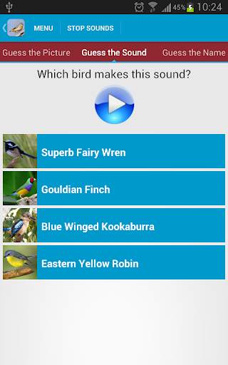 Australian Birds Sounds Free स्क्रीनशॉट 5
