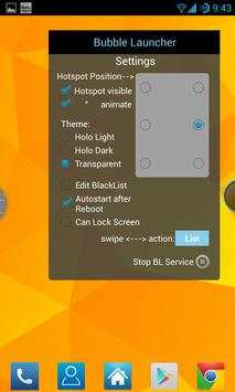 Bubble Launcher XDA (FREE) screenshot 12