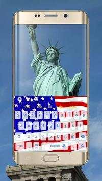 USA Flag Keyboard 3 تصوير الشاشة