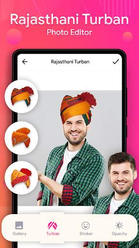 Rajasthani Turban Photo Editor screenshot 1