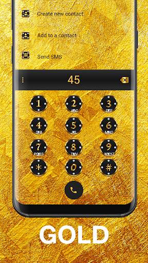 Gold Emoji Keyboard Theme screenshot 7
