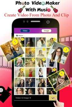 Photo Video Maker With Music : Movie Maker screenshot 1