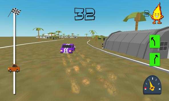 Blocky Rally Pixel Car Racing screenshot 8