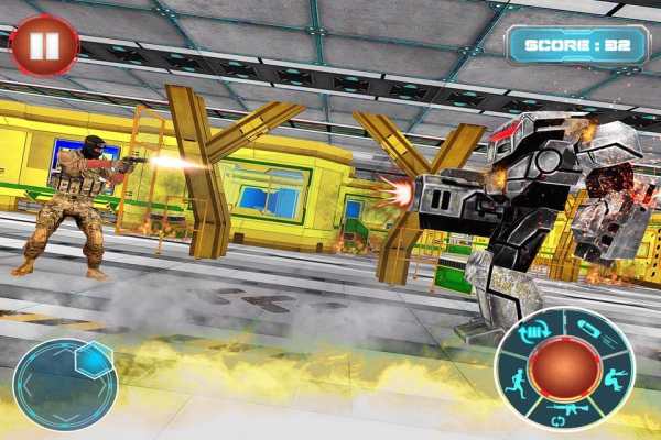 Robots War Space Clash Mission screenshot 1