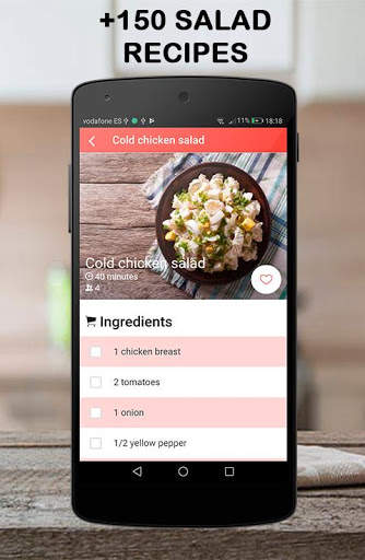 Salad recipes free. Low carb, easy & healthy food. screenshot 1