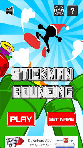 Stickman Bouncing скриншот 1