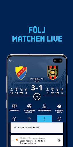 DIF Fotboll Live screenshot 3