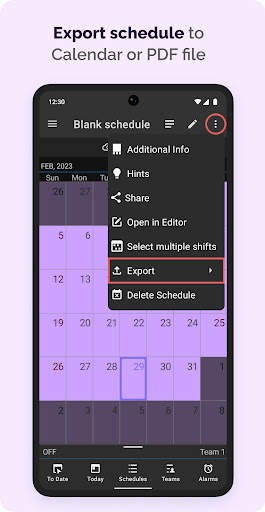 Shift Schedule(Roster) & Alarm screenshot 6