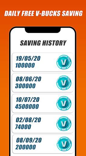 Free VBucks Saver - Daily Free V Bucks Saver 2020 screenshot 3