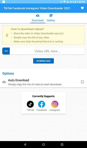 TikTok Facebook Instagram Video Downloader 2021 screenshot 4