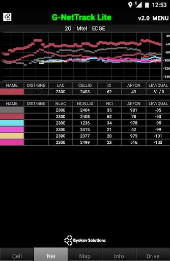 G-NetTrack Lite screenshot 18