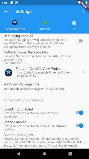Flutter Browser screenshot 4
