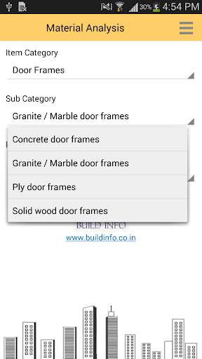 Material Analysis screenshot 4