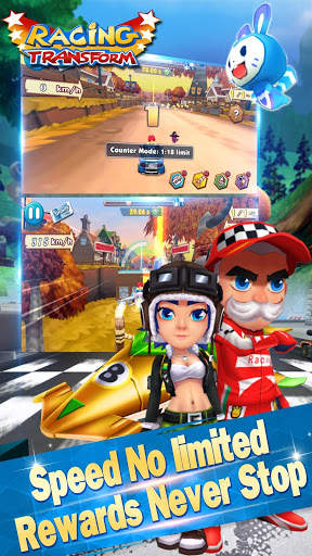 Racing Transform - Skyland Race screenshot 4