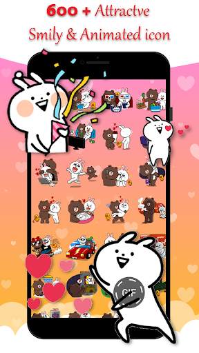Gif Stickers for Messenger & Chat screenshot 2