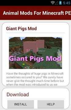 Animal Mods For Minecraft PE screenshot 6