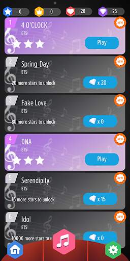 BTS Perfect Piano Tiles screenshot 5