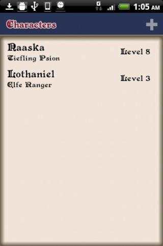 D&D 4 Android screenshot 1