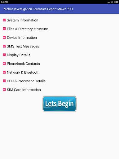 Mobile Investigation Forensics Report Maker PRO 15 تصوير الشاشة