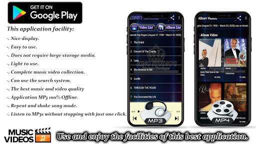 KENNY ROGERS Offline MP3 & Video Album Collection screenshot 2